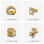 Alltags Aulycelarion Gold-Ringe Bündel (30% Rabatt)